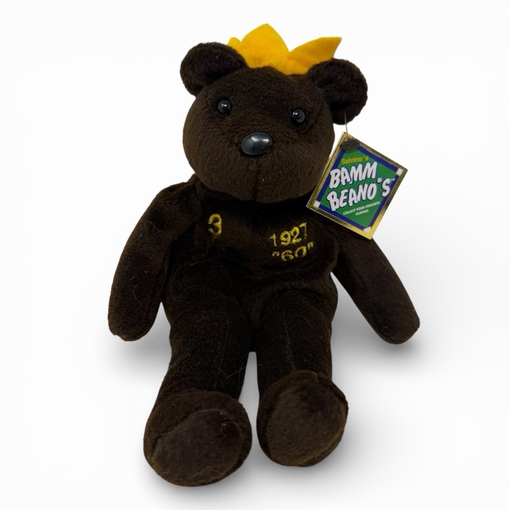 Salvino's Bamm Beano's Plush‎ Bear MLB